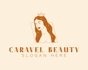 Beauty Pageant Woman logo design