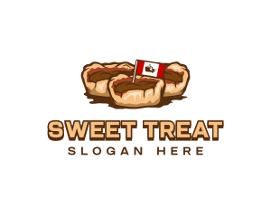 Butter Tarts Canada logo design