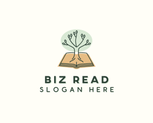 Forest Tree Book  logo design