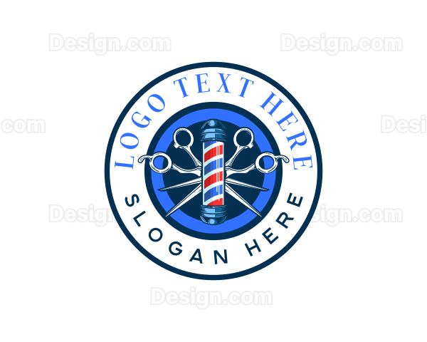 Men's Grooming Barber Stylist Logo