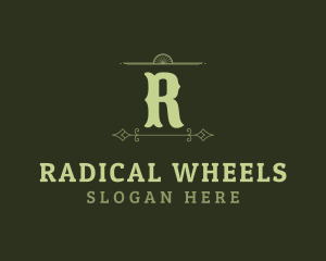 Western Wagon Wheel logo design