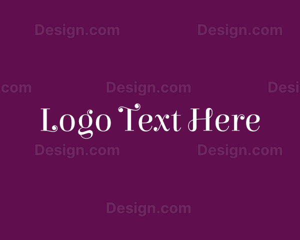 Classy Feminine Fashion Logo