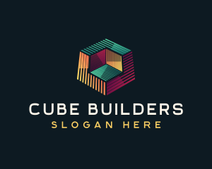 Digital Tech Cube logo design