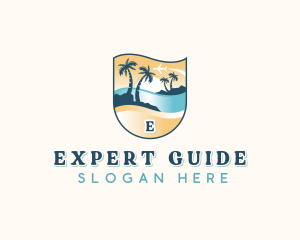 Island Beach Vacation logo design