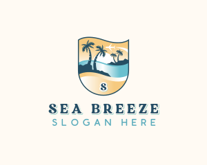 Island Beach Vacation logo design