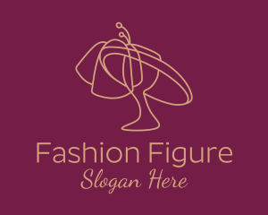 Fashion Hat Mannequin logo design