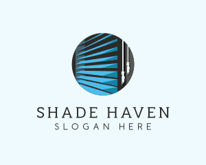 Window  Blinds Decoration logo design