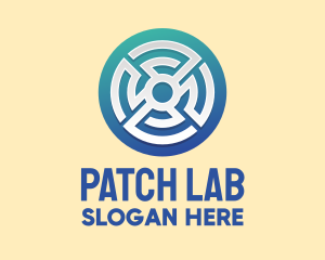 Circular Maze Pattern logo