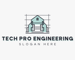 Architect Blueprint Engineer logo