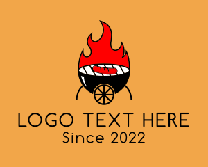 Grilled Hot Dog Cart logo