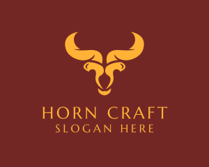 Wild Bull Horns logo design