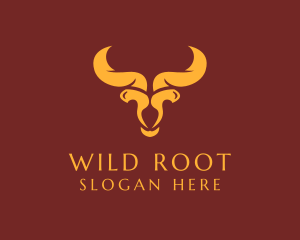 Wild Bull Horns logo design