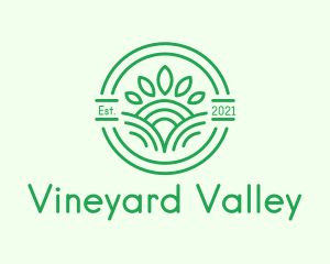 Leaf Sun Valley logo design