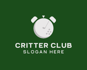 Golf Ball Alarm Clock  logo design