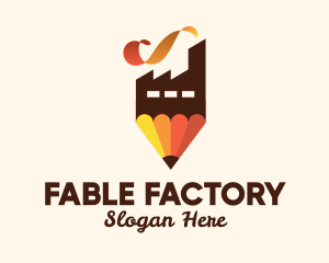 Pencil Art Factory  logo design