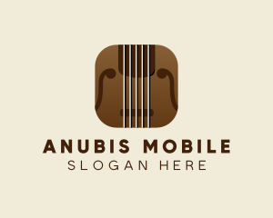 Violin Music App logo design