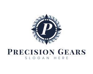 Generic Navigation Compass Gear logo design