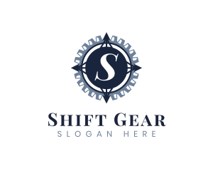 Generic Navigation Compass Gear logo design