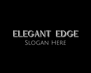 Elegant 3D Minimalist Company logo design