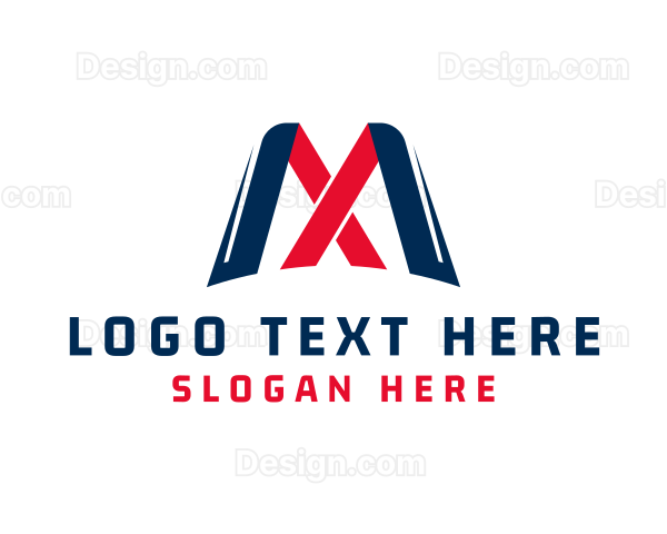 Modern Company Brand Letter MX Logo
