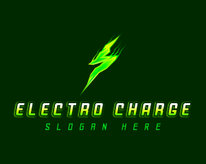 Power Lightning Bolt logo design