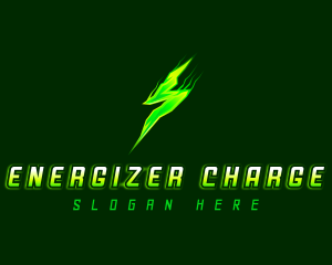 Power Lightning Bolt logo design