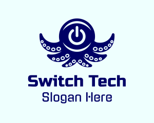 Blue Switch Octopus logo