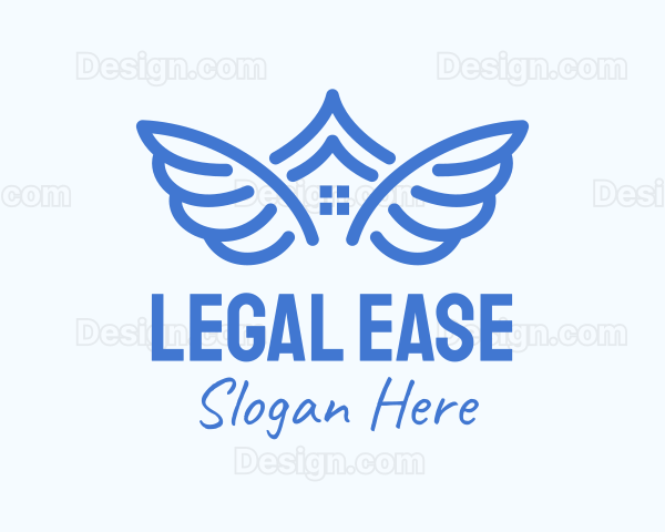 House Wings Real Estate Logo