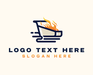 Shopping Cart Fire logo