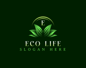 Plant Leaves Landscaping logo design