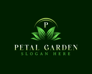 Plant Leaves Landscaping logo design