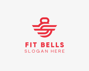 Kettlebell Fitness Weight Lifting  logo design