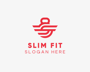 Kettlebell Fitness Weight Lifting  logo design