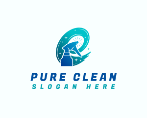 Cleaning Spray Bottle logo