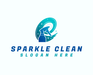 Cleaning Spray Bottle logo