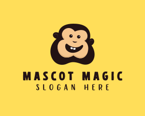 Happy Monkey Smile logo design