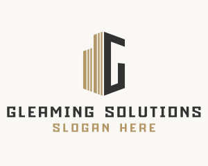 Company Building Letter G logo design