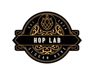 Brewery Hops Ornamental logo