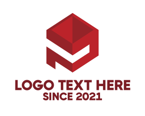 Red Letter P Block logo