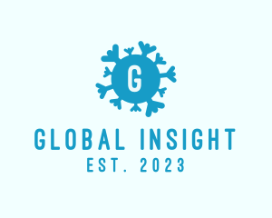 Global Virus Pandemic logo design