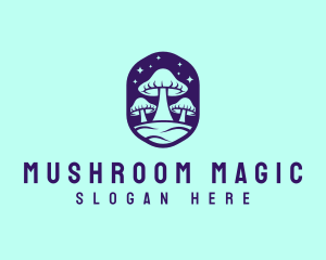 Organic Mushroom Fungi logo