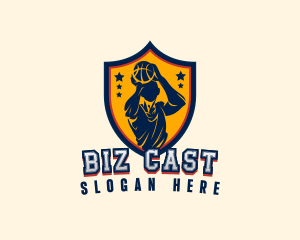 Basketball Player League Logo