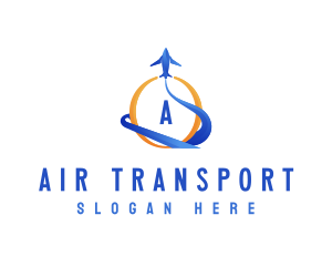 Travel Agency Plane logo design