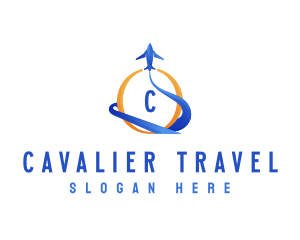 Travel Agency Plane logo design