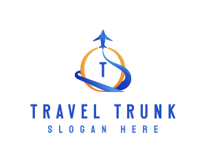 Travel Agency Plane logo design