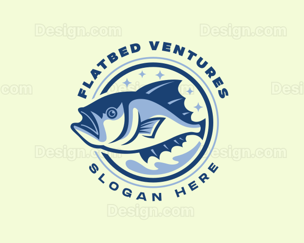 Bream Fish Fishery Logo