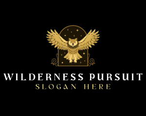 Luxury Owl Bird logo design