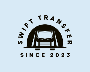 Van Truck Transport logo design