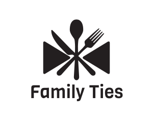 Bow Tie Cutlery logo design