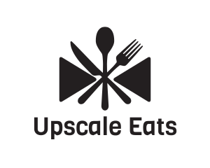 Bow Tie Cutlery logo design